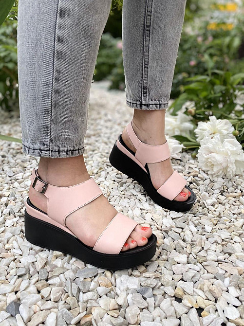 ARLEN Босоніжки жіночі ARLEN Бос-01 пудра (літо, шкіра натуральна) (3791) Коломия - фото 9