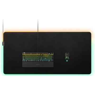Килимок для мишки SteelSeries QcK Prism Cloth 3XL Etail RGB Black (63512) Вінниця
