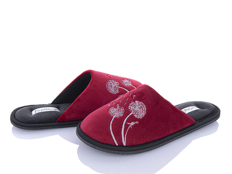 Домашние тапочки комнатные женские красные Pago одуванчики 38 Одесса - изображение 2