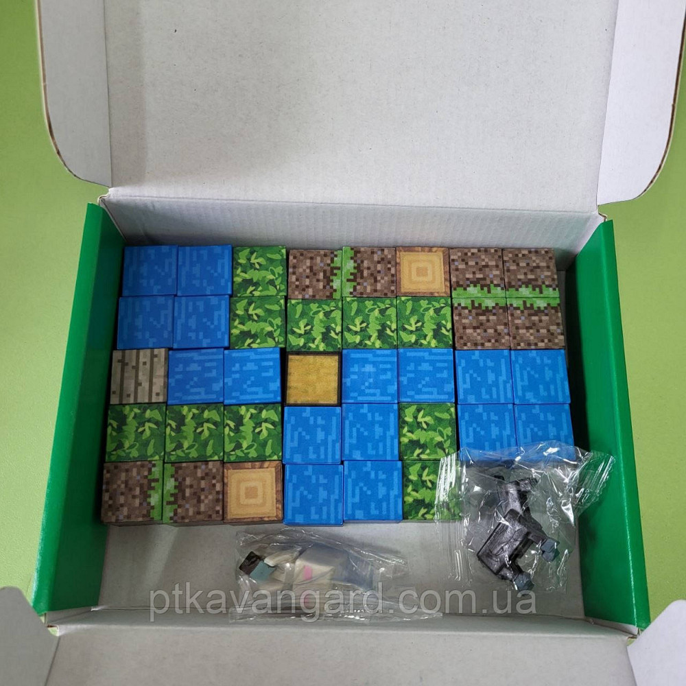 Конструктор магнітний майнкрафт 38 кубики магнітні блоки Dream World LZCK 023 Хмельницький - фото 5