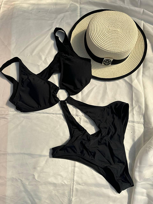 Купальник жіночий суцільний Чорний M Харків - фото 4