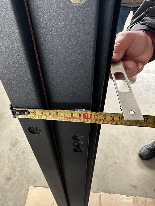 Двери уличные Redfort, модель Стрит Грей Люкс со стеклом (Металл/МДФ) , комплектация Комфорт (3 контура) С ТЕРМОРАЗРЫВОМ Киев - изображение 3