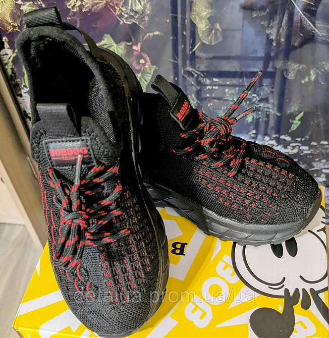 Літні дитячі кросівки BOBDOG чор+черв 31 Коломыя - изображение 1