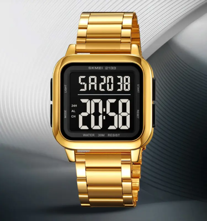 Часы мужские электронные наручные Skmei 2133 Золотистый Винница