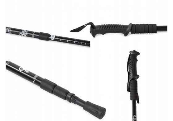 Палиця для скандинавської ходьби EasyFit Energia чорна Коломия