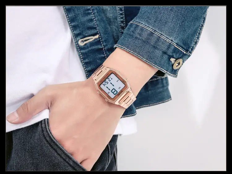 Чоловічий наручний годинник Skmei 1735 (Рожеве золото) Вінниця - фото 4