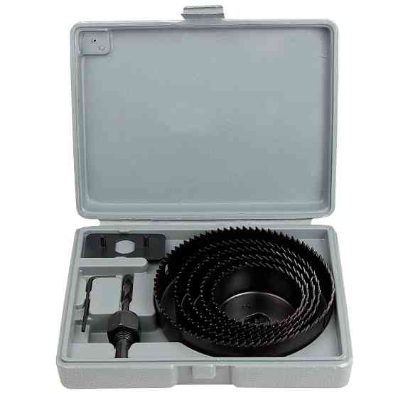 Sigma Коронки по дереву наборные Ø64, 76, 89, 102, 127 мм (кейс) SIGMA (1520081) Киев