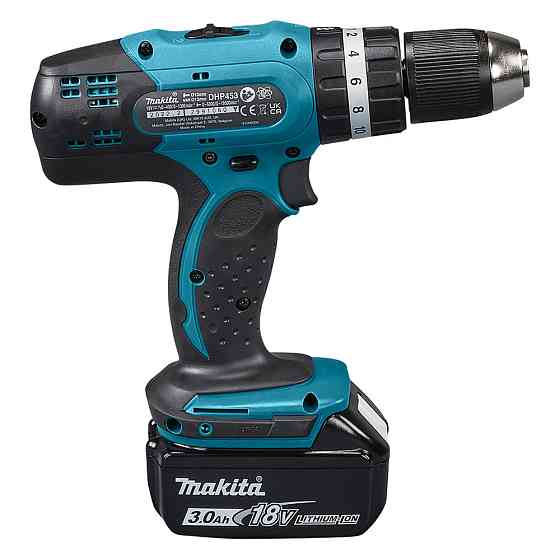 Дриль-шурупокрут MAKITA DHP453RFX8 акумулятрний ударний 18V 3Ar*1 шт з АКБ і ЗП в компл Коломыя