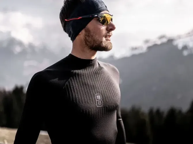 Футболка Compressport 3D thermo 110g LS черный L/XL(р) Запорожье - изображение 2