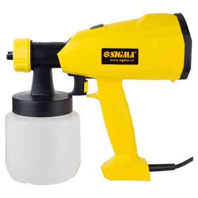 Фарбопульт Sigma електричний HVLP 350Вт 1.8/2.6мм 800мл/хв, нижній бак, 800мл (6816121) Вінниця