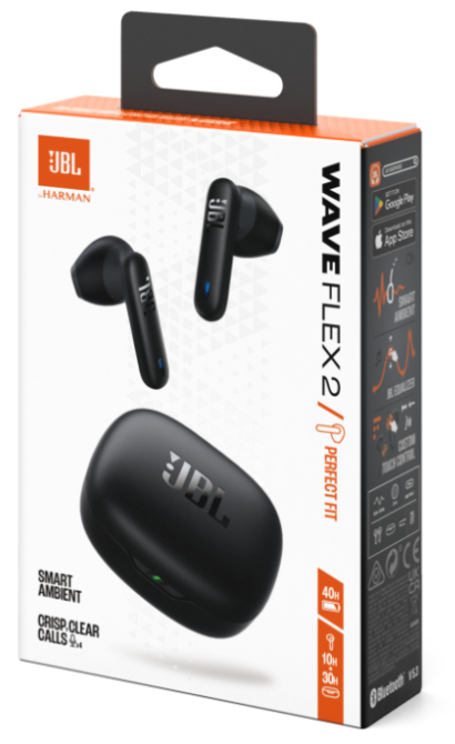 Гарнитура JBL WAVE FLEX 2 Black (JBLWFLEX2BLK) (7065573) Киев - изображение 11