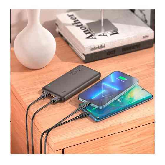 Павербанк 10000 mAh HOCO J101 Astute PD 20W QC3.0 ультра тонкий швидка зарядка power bank повербанк Одеса