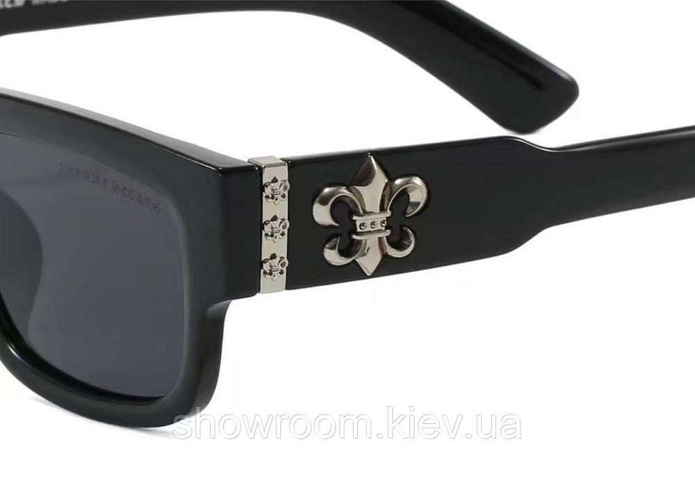 Чоловічі сонцезахисні окуляри Chrome Hearts 8216 Київ - фото 2