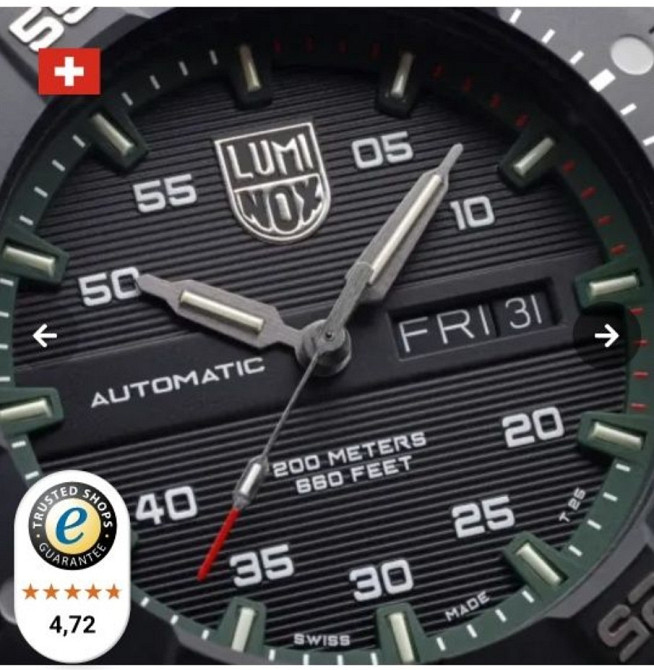 Часы мужские Reloj Luminox Sea XS.3877 Киев - изображение 8