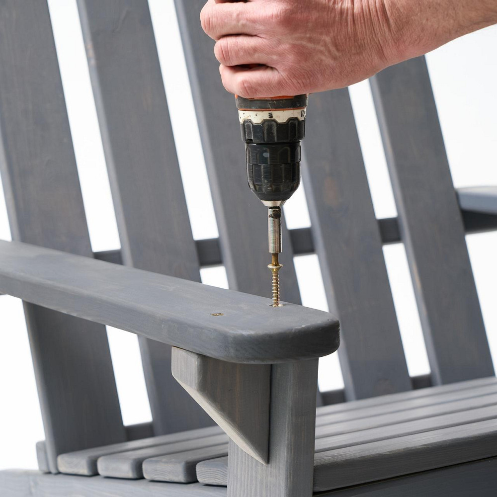 Кресло дачное деревянное складное шезлонг для зоны отдыха дома, дачи, сада, веранды из сосны, цвет графит Каменец-Подольский - изображение 10