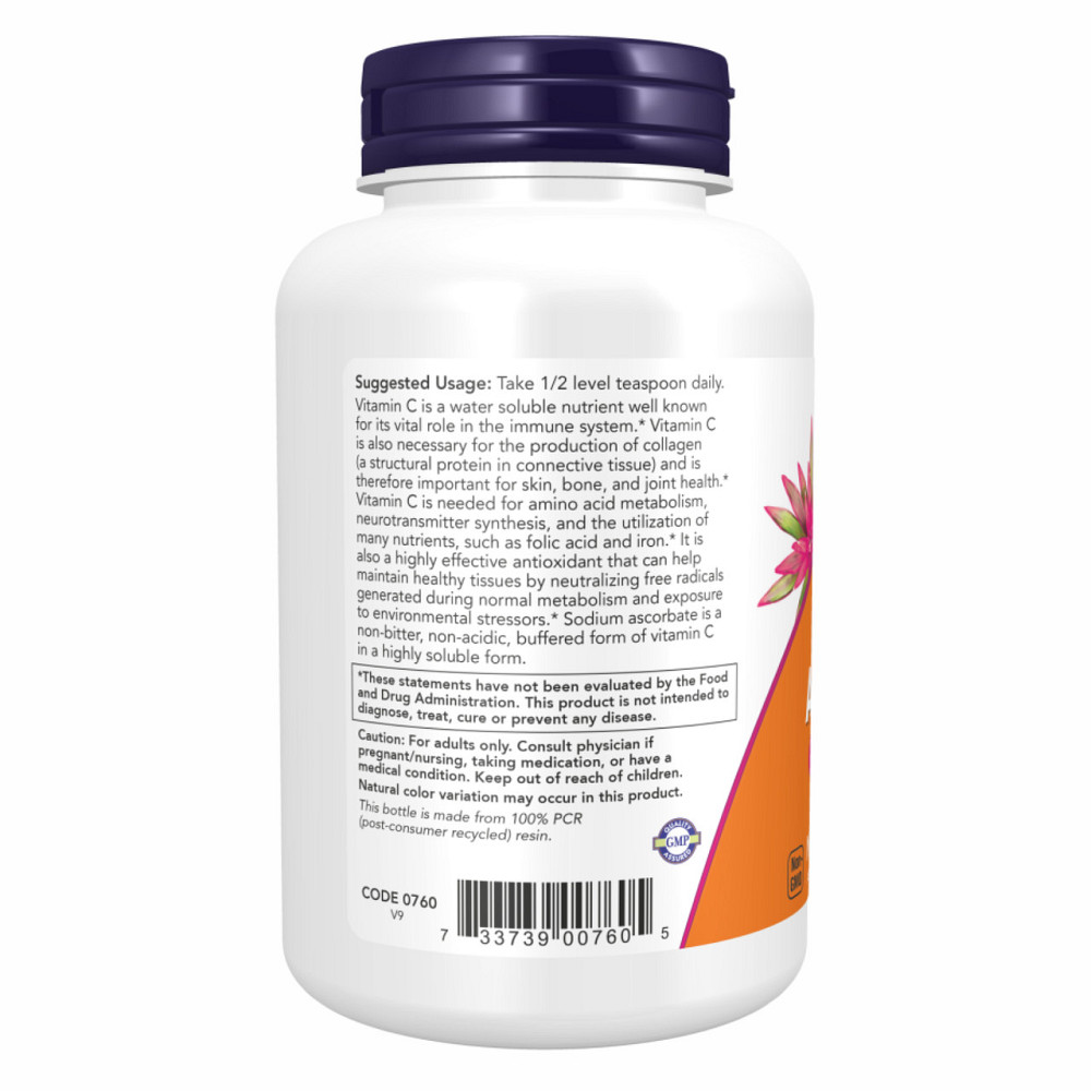 Аскорбат натрия Now Foods Sodium Ascorbate 227g Киев - изображение 3
