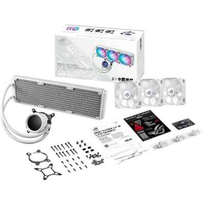 Система жидкостного охлаждения ASUS ROG Strix LC III 360 ARGB LCD White (90RC00W2-M0UAY0) Винница