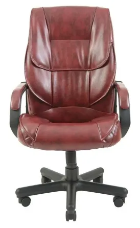 Офісне Крісло Керівника Richman Foxy Madras Bordo Пластік Річ М1 Tilt Бордовий Київ