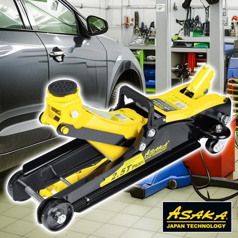 Домкрат підкатний ASAKA ASPJ-2.5T – гідравлічний, 2500 кг, Японія, висота 80–360 мм Львів - фото 8