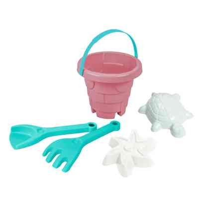 Іграшка для піску Tigres Вежа еластична 5 елементів рожевий (39509) Вінниця