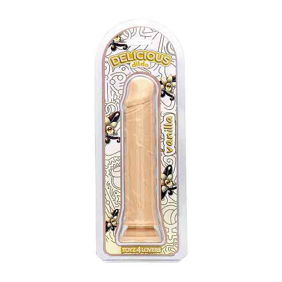 Фалоімітатор з ароматом ванілі - Toyz4lovers Delicious Dildo Vanilla, 20 см Sex Aura Київ
