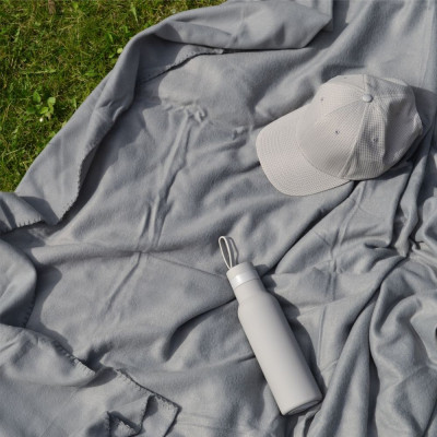 Плед Bergamo флисовый Warm в чехле 150 х 180 см Серый (202311pl-07) Винница - изображение 4