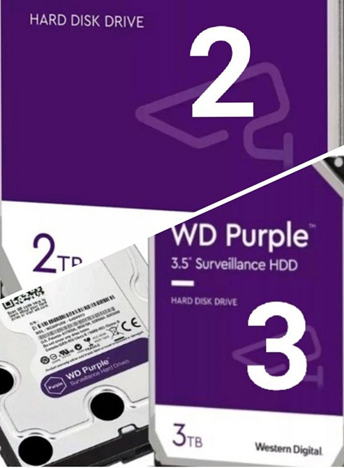 Жорсткий диск Western Digita WD Purple 2TB. Киев - изображение 4