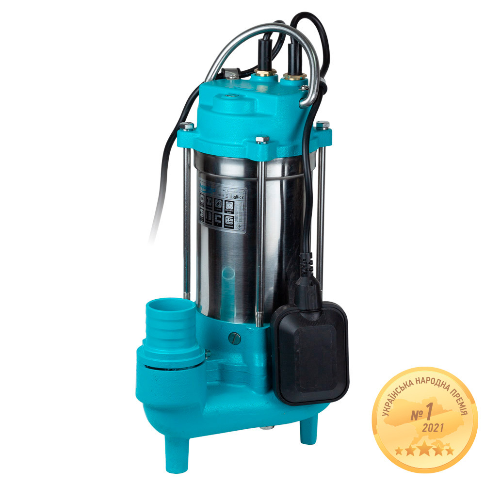 Aquatica Насос канализационный 0.75кВт Hmax 12м Qmax 225л/мин с ножом (нерж) AQUATICA (773432) Коломия - фото 1