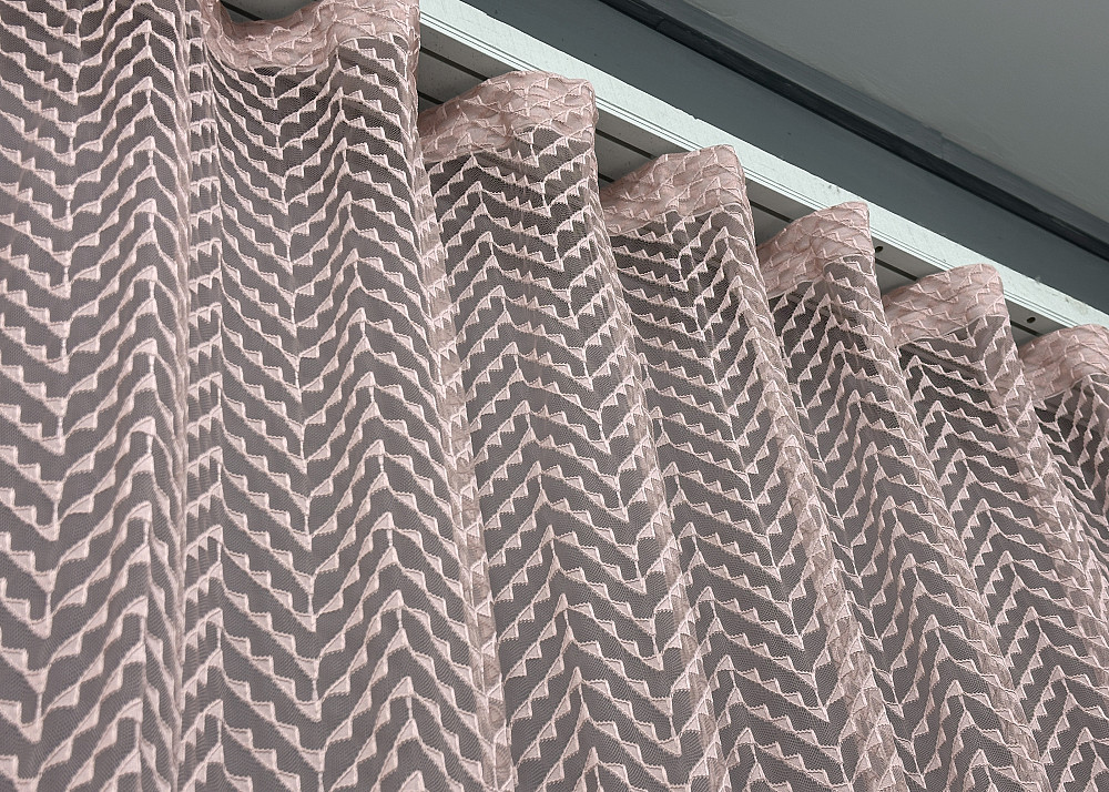 Тюль Гіпюр колір пудровий 1880т Київ - фото 8