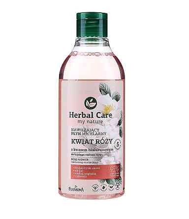 Мицеллярная жидкость для лица с гиалуроновой кислотой Цветок розы Farmona Herbal Care 400 мл Винница