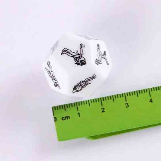 Романтична гра дванадцятигранний кубик "Пози" — Sex кубик Вінниця