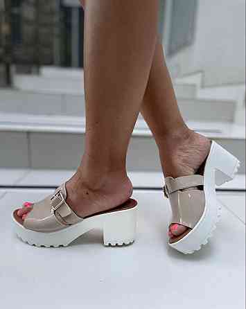 Seastar Шльопанці жіночі SEASTAR GG02 бежеві (літо, еко-лак) (2583) Коломыя