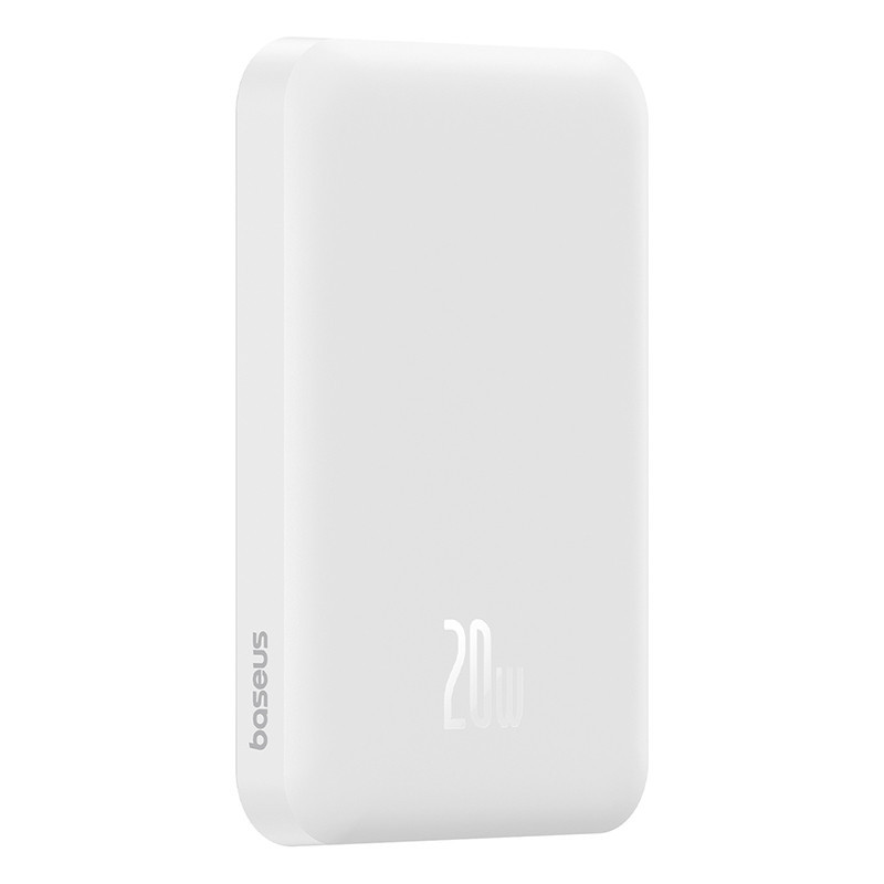 Павербанк 5000 mAh Baseus Mini 20W быстрая зарядка магнитная беспроводная зарядка Stellar White power bank повербанк Одесса - изображение 5