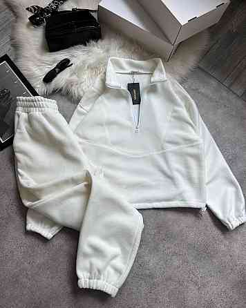 Женский теплый прогулочный костюм: кофта и брюки двусторонний флис Одесса