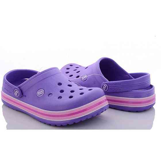 Женские Тапочки CROCS Сиреневые Кроксы Шлёпки Сланцы (размеры: 36,37,38,39,40,41) Днепр