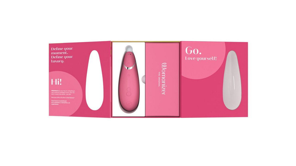 Вакуумный клиторальный стимулятор Womanizer Premium 2 - Raspberry, функции Autopilot и Smart Silence Sex Aura Киев - изображение 7