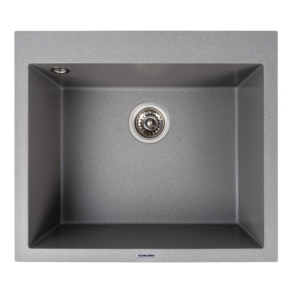 VALESO Кухонна гранітна мийка 5750 DAVINA VALESO сірий мусон Коломыя - изображение 3