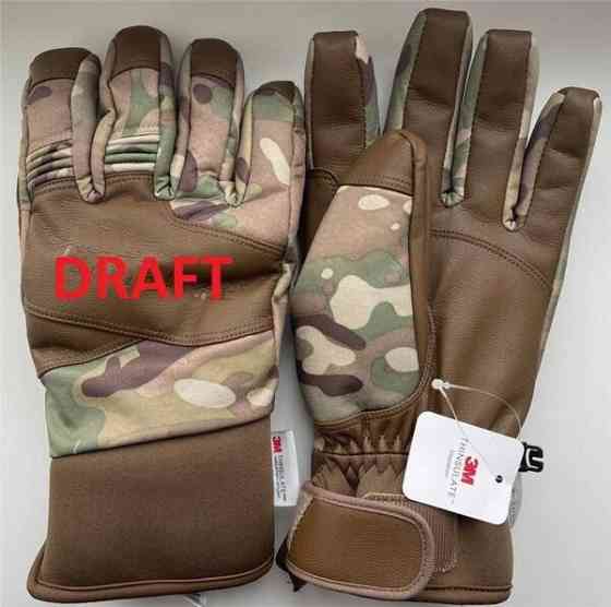 Перчатки тактические зимние 2E, Winter Full Touch 3M, L, камуфляж (2E-TWGFT3M-L-MC) Киев