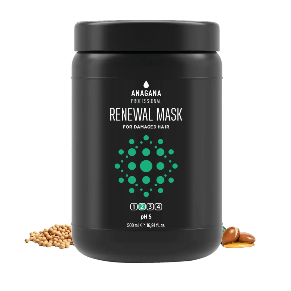 Маска Восстановление для поврежденных волос RENEWAL MASK for damaged hair ANAGANA 1000 мл Киев - изображение 5