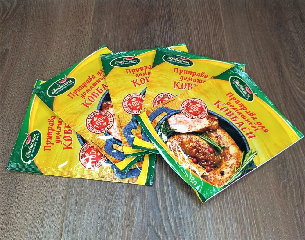 Приправа для домашньої ковбаси ТМ Улюбленець 30 г (пап 5 шт.) Харків - фото 3