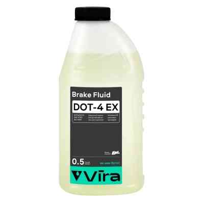 Тормозная жидкость VIRA Brake Fluid DOT-4 EX 0,5 л (VI1201) Винница