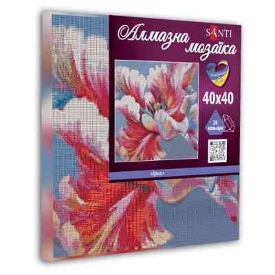 Картина по номерам Santi Ирис 40*40см алмазная мозаика (954697) Винница