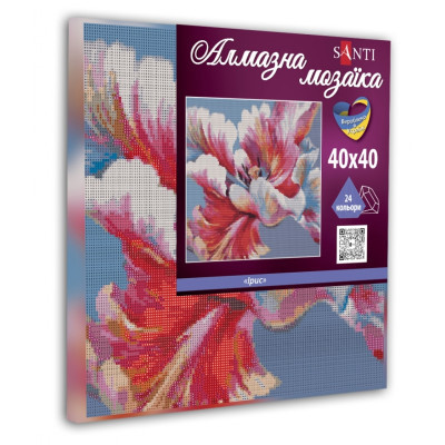 Картина по номерам Santi Ирис 40*40см алмазная мозаика (954697) Винница - изображение 2