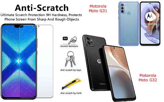 Защитное стекло NeoGlass для Motorola Moto G31, Moto G32 – ультрапрозрачное и устойчивое Киев