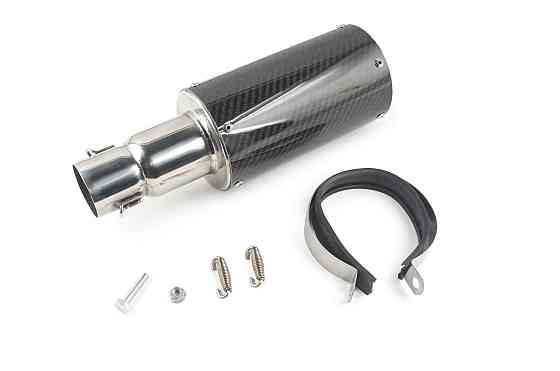 Глушник (тюнінг) 325*10 см (нержавіюча сталь, овал, карбон світлий, прямоток) 118 Мукачево