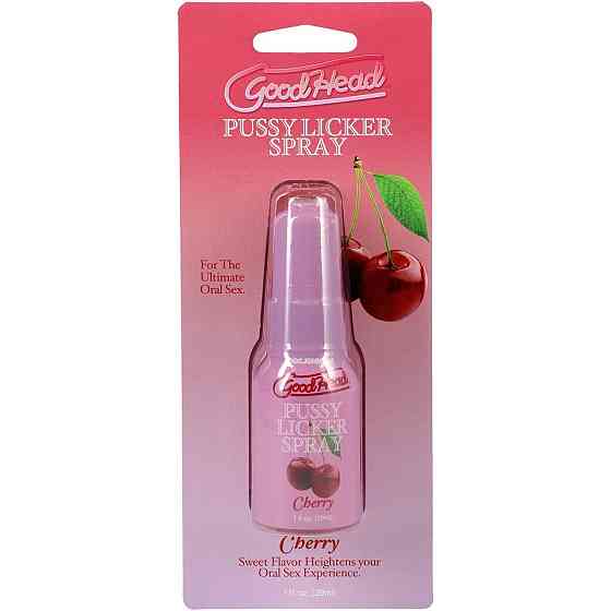 Спрей для кунилингуса Doc Johnson GoodHead Pussy Licker Spray - Cherry 29 мл Sex Aura Киев