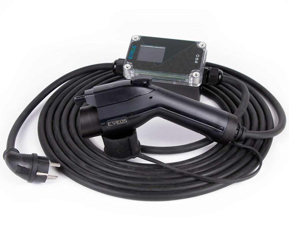 Зарядна станція Eveus M16 Pro [Type1/Type2/GBT] 3.7 кВт для електромобілів з регулюванням сили струму [7/10/13/16А] Київ - фото 1