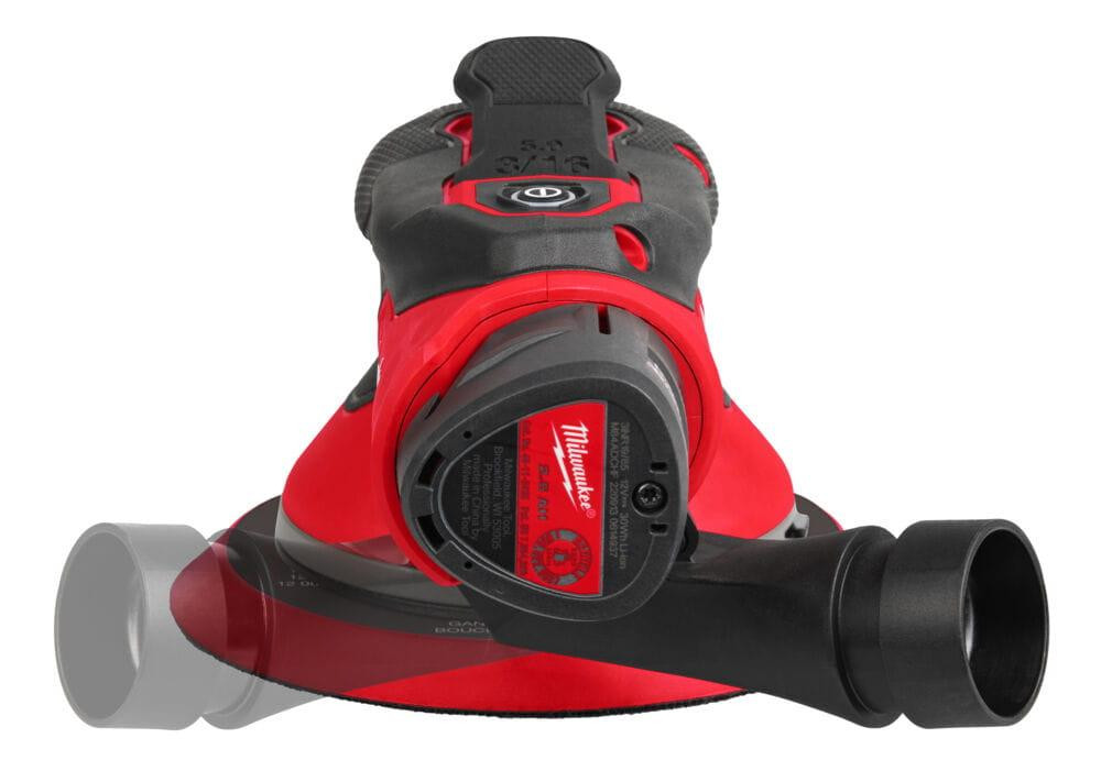 Шліфмашина ексцентрикова акумуляторна безщіткова MILWAUKEE M12 FROS5-502X, діаметр150мм (зарядний пристрій С12 С, 2 акумулятори Одеса - фото 7