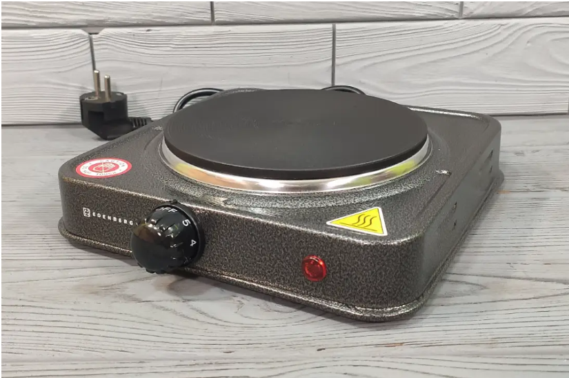 Електрична одноконфорочна дискова плита Edenberg EB-62181, потужність 1000 Вт. Одеса - фото 8