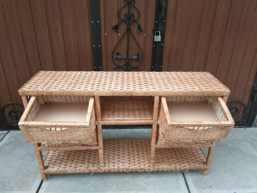 Комод для взуття із лози плетений Київ - фото 5